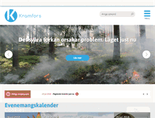 Tablet Screenshot of kramfors.se